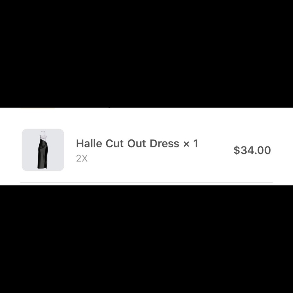 Finesse 2X cut out dress